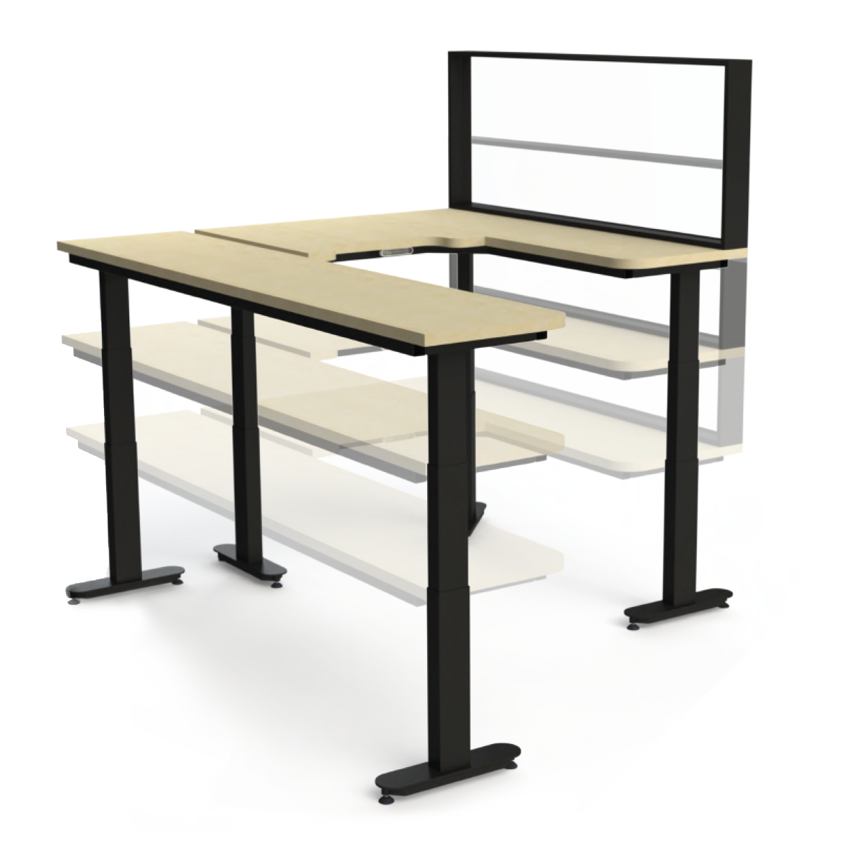 Height-Adjustable Laboratory Tables
